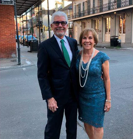 Cheryl A. Verlander (NC ’70, SW ’75) and her husband, Charles “Chuck” N. Bracht